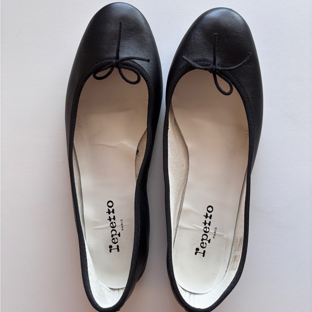 Repetto Black Ballet Flats